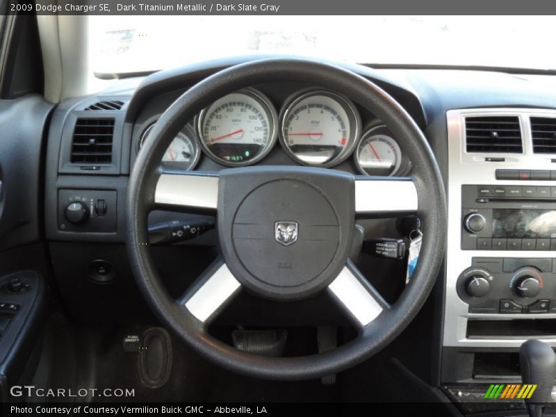 Dark Titanium Metallic / Dark Slate Gray 2009 Dodge Charger SE