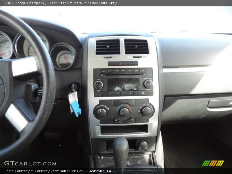 Dark Titanium Metallic / Dark Slate Gray 2009 Dodge Charger SE