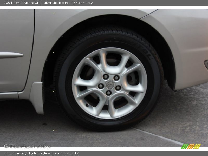 Silver Shadow Pearl / Stone Gray 2004 Toyota Sienna XLE