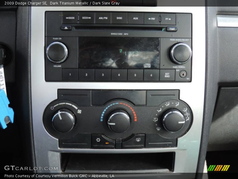 Dark Titanium Metallic / Dark Slate Gray 2009 Dodge Charger SE