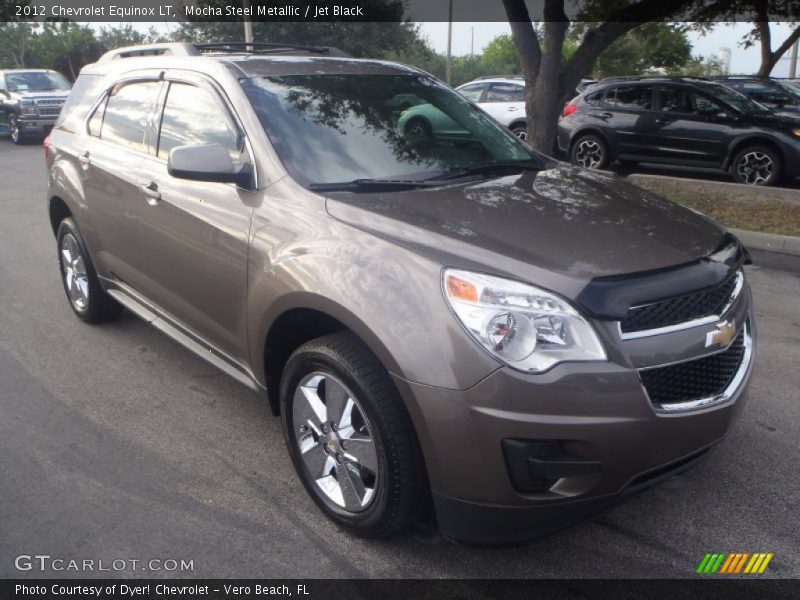 Mocha Steel Metallic / Jet Black 2012 Chevrolet Equinox LT