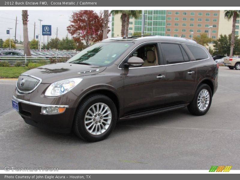Cocoa Metallic / Cashmere 2012 Buick Enclave FWD