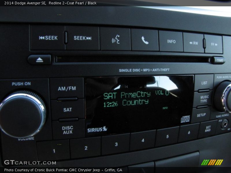 Redline 2-Coat Pearl / Black 2014 Dodge Avenger SE