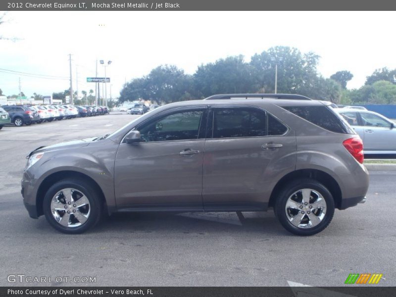 Mocha Steel Metallic / Jet Black 2012 Chevrolet Equinox LT