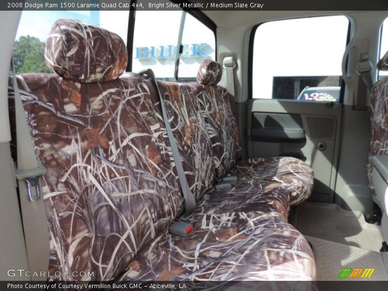 Bright Silver Metallic / Medium Slate Gray 2008 Dodge Ram 1500 Laramie Quad Cab 4x4