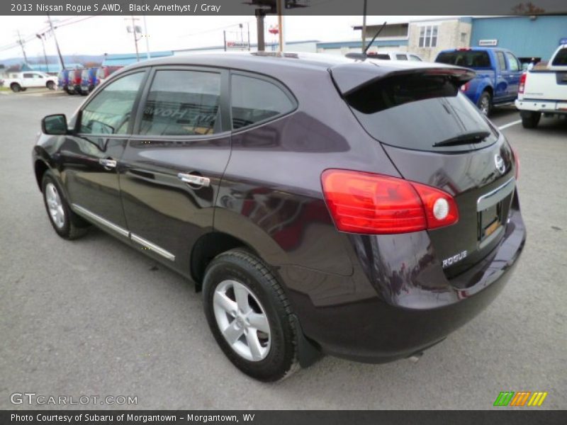 Black Amethyst / Gray 2013 Nissan Rogue S AWD