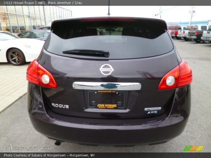 Black Amethyst / Gray 2013 Nissan Rogue S AWD