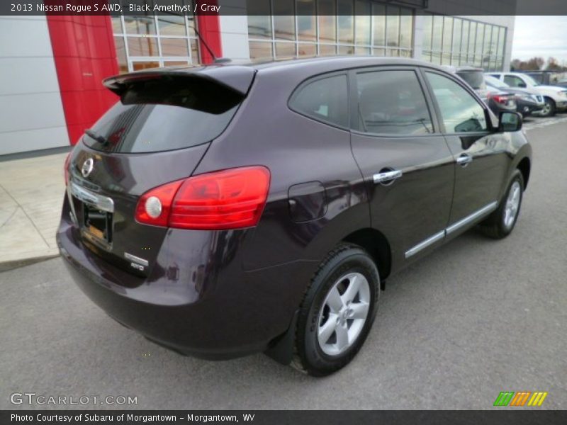 Black Amethyst / Gray 2013 Nissan Rogue S AWD