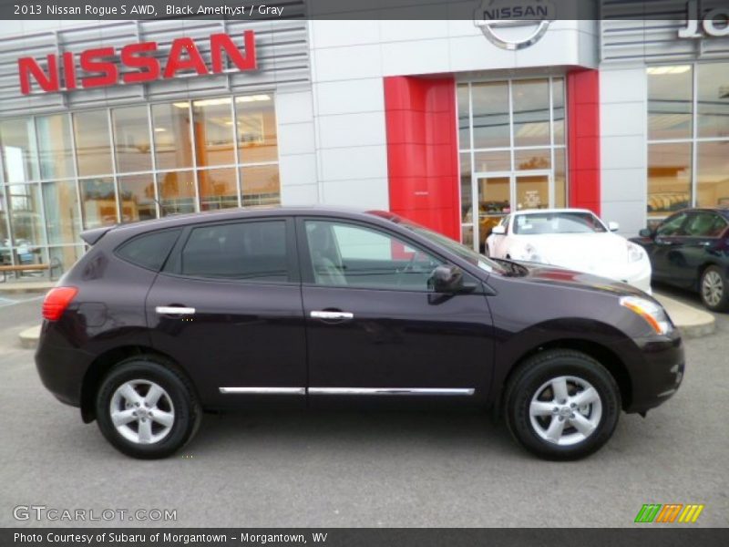 Black Amethyst / Gray 2013 Nissan Rogue S AWD