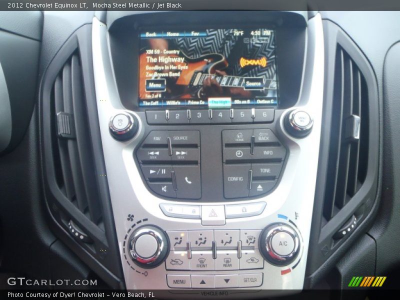 Mocha Steel Metallic / Jet Black 2012 Chevrolet Equinox LT
