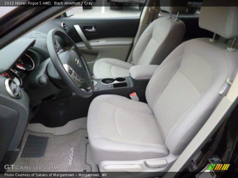 Black Amethyst / Gray 2013 Nissan Rogue S AWD