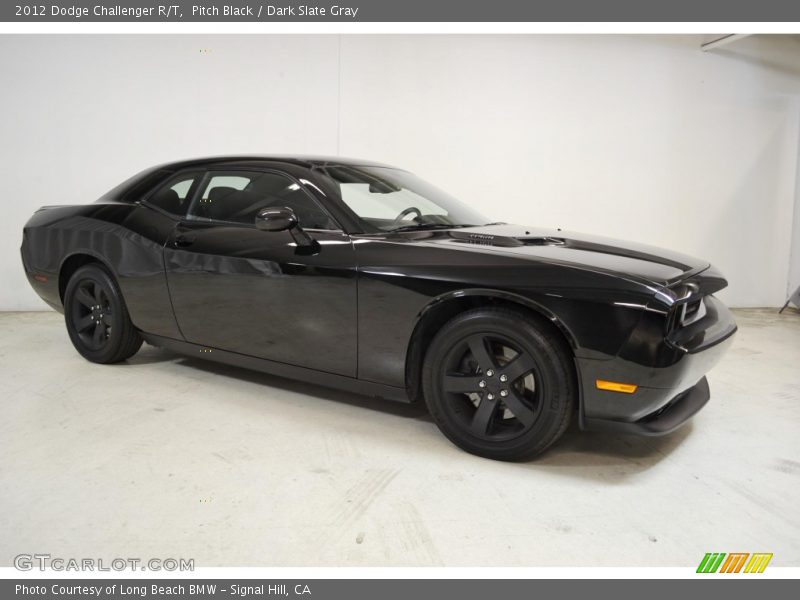 Pitch Black / Dark Slate Gray 2012 Dodge Challenger R/T