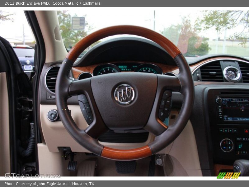 Cocoa Metallic / Cashmere 2012 Buick Enclave FWD