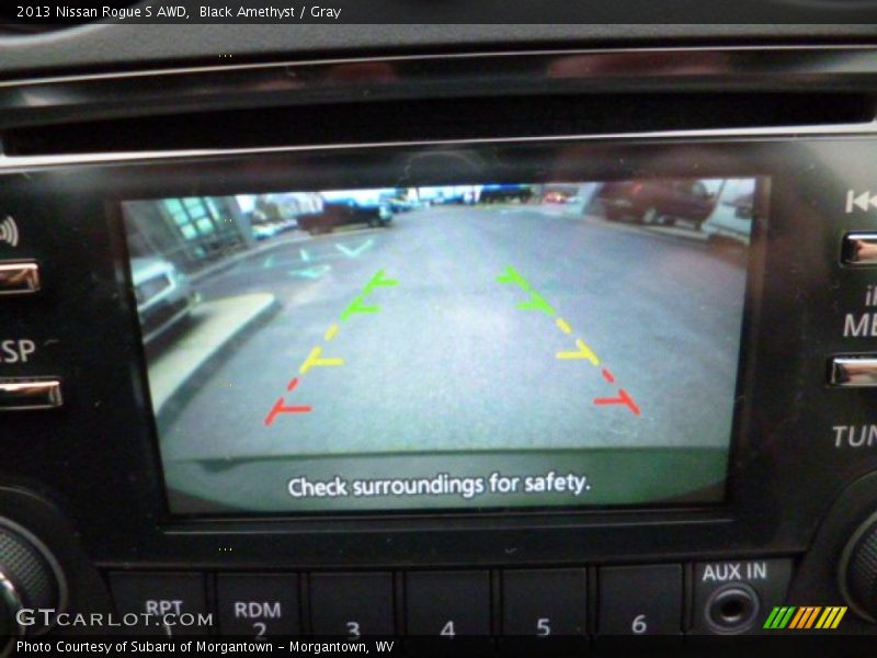 Black Amethyst / Gray 2013 Nissan Rogue S AWD