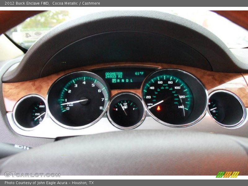Cocoa Metallic / Cashmere 2012 Buick Enclave FWD
