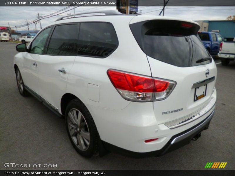 Moonlight White / Almond 2014 Nissan Pathfinder Platinum AWD