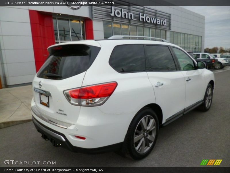 Moonlight White / Almond 2014 Nissan Pathfinder Platinum AWD