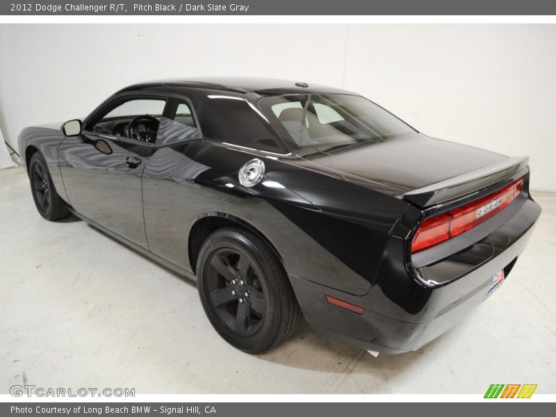 Pitch Black / Dark Slate Gray 2012 Dodge Challenger R/T