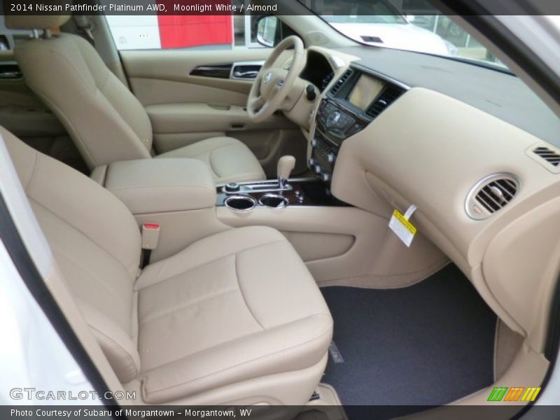 Moonlight White / Almond 2014 Nissan Pathfinder Platinum AWD