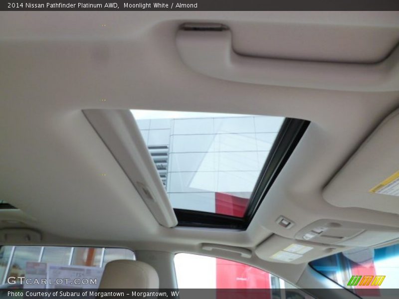 Moonlight White / Almond 2014 Nissan Pathfinder Platinum AWD
