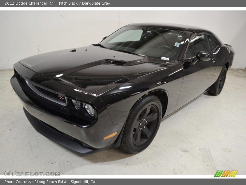 Pitch Black / Dark Slate Gray 2012 Dodge Challenger R/T