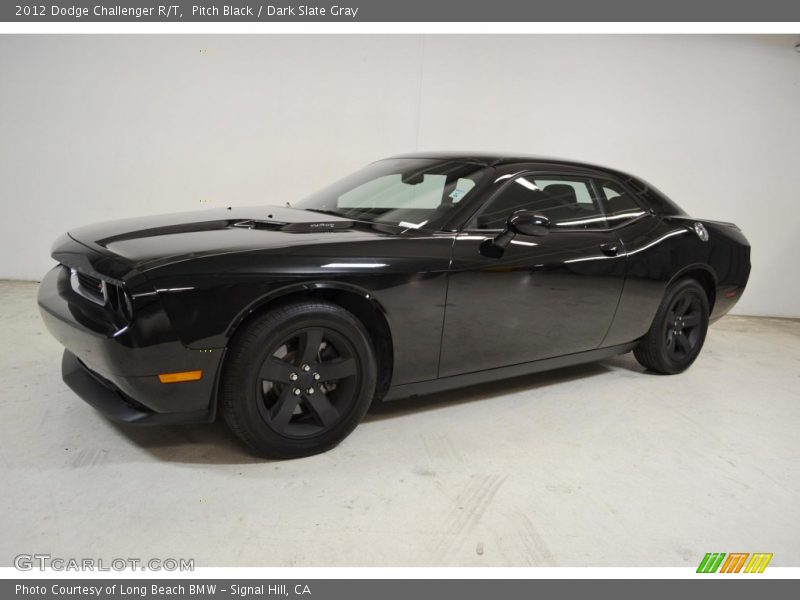 Pitch Black / Dark Slate Gray 2012 Dodge Challenger R/T