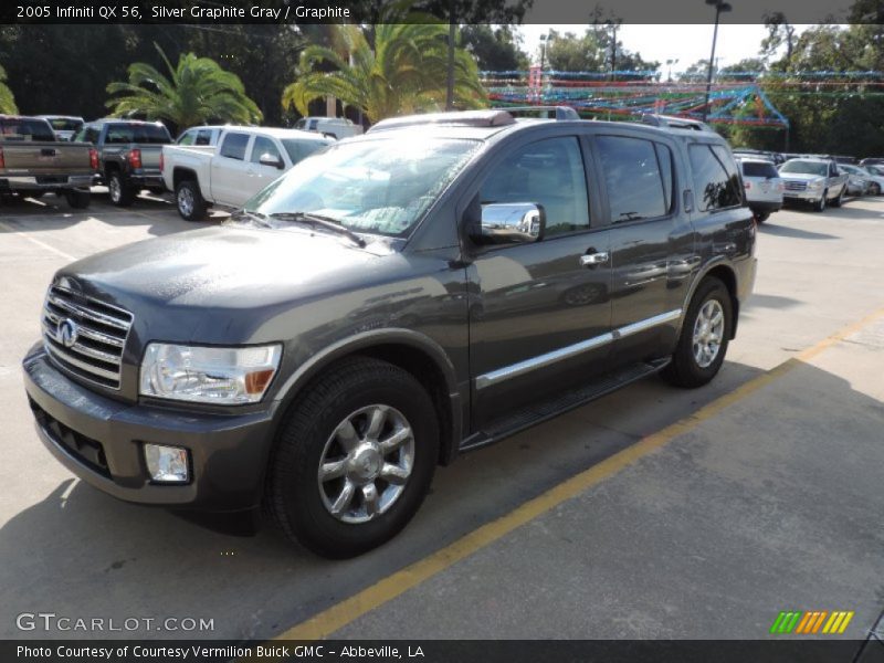 Silver Graphite Gray / Graphite 2005 Infiniti QX 56