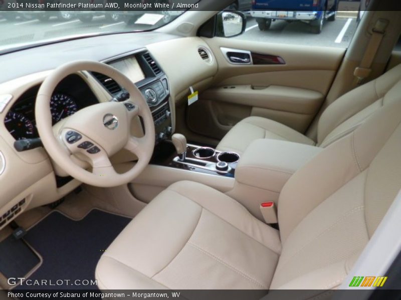 Moonlight White / Almond 2014 Nissan Pathfinder Platinum AWD
