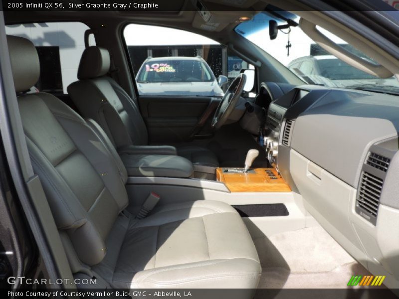 Silver Graphite Gray / Graphite 2005 Infiniti QX 56