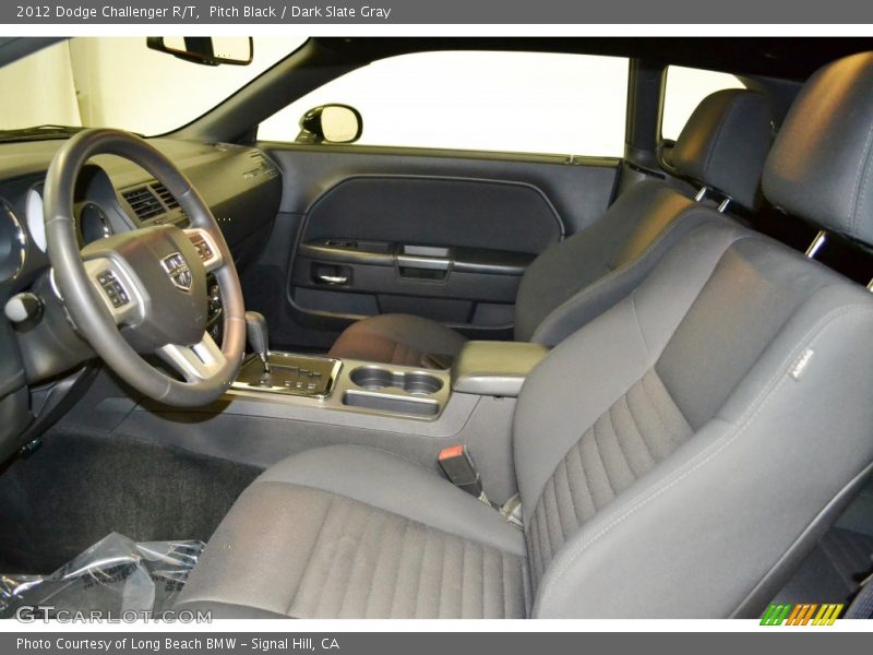 Pitch Black / Dark Slate Gray 2012 Dodge Challenger R/T