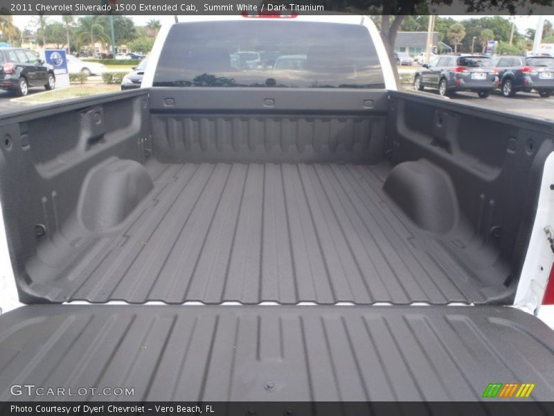Summit White / Dark Titanium 2011 Chevrolet Silverado 1500 Extended Cab