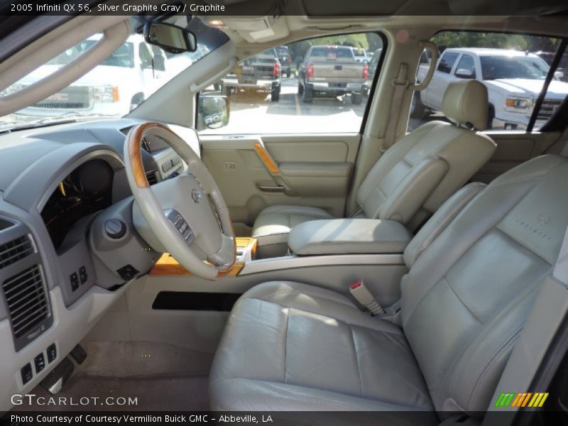 Silver Graphite Gray / Graphite 2005 Infiniti QX 56