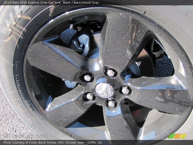 Black / Black/Diesel Gray 2014 Ram 1500 Express Crew Cab 4x4