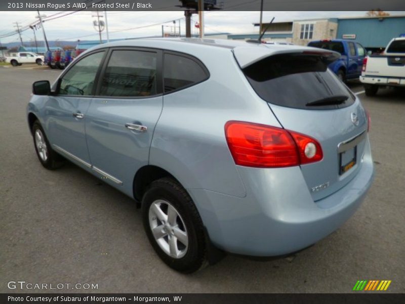 Frosted Steel / Black 2013 Nissan Rogue S AWD