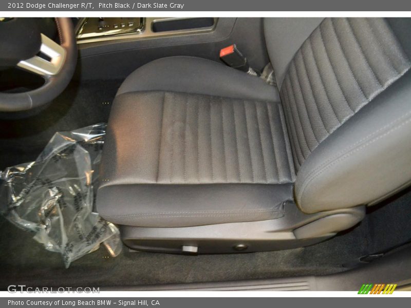 Pitch Black / Dark Slate Gray 2012 Dodge Challenger R/T