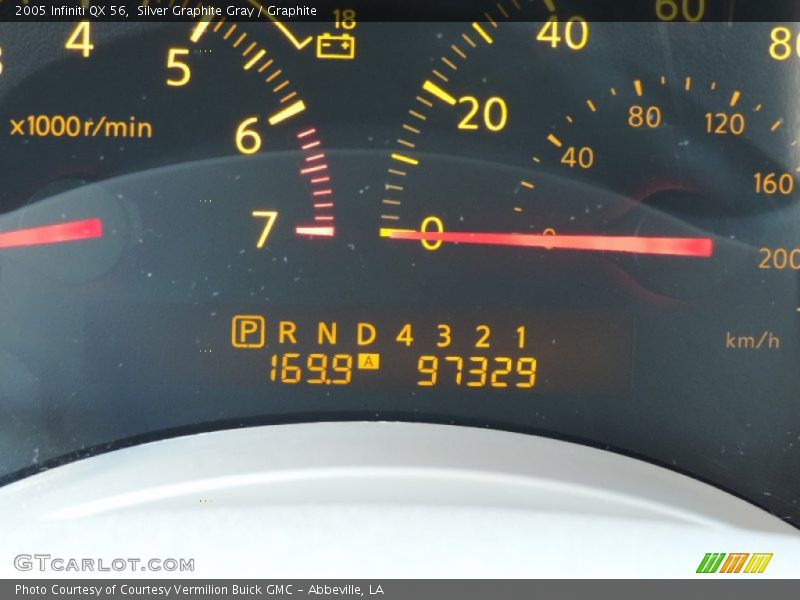 Silver Graphite Gray / Graphite 2005 Infiniti QX 56