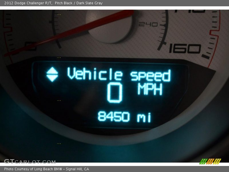 Pitch Black / Dark Slate Gray 2012 Dodge Challenger R/T