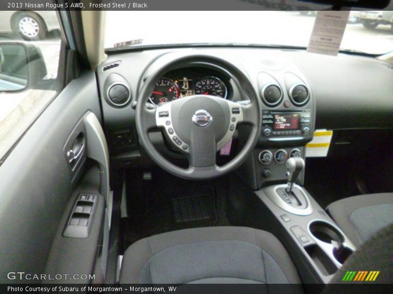 Frosted Steel / Black 2013 Nissan Rogue S AWD
