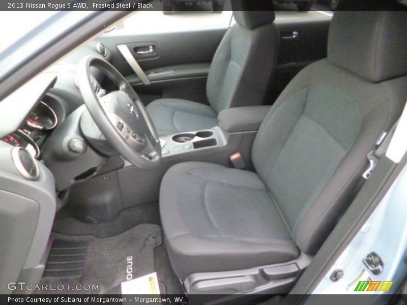 Frosted Steel / Black 2013 Nissan Rogue S AWD