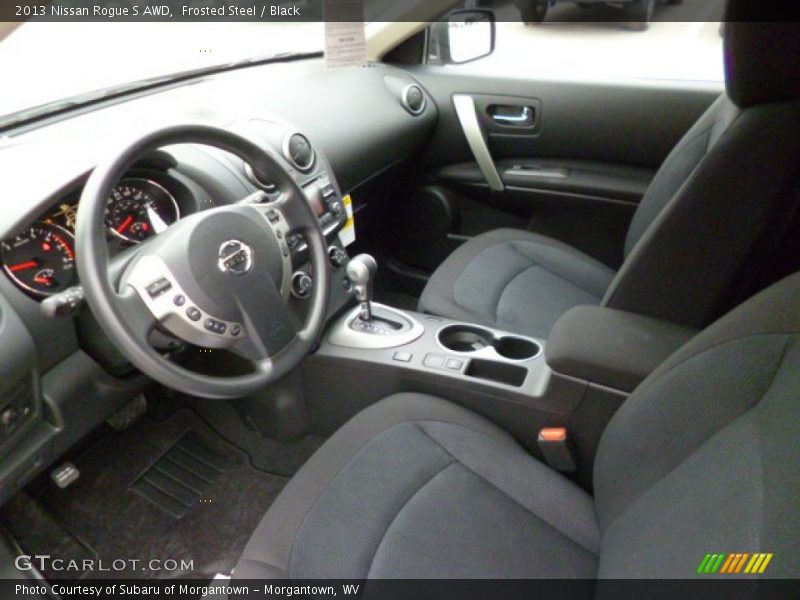 Frosted Steel / Black 2013 Nissan Rogue S AWD