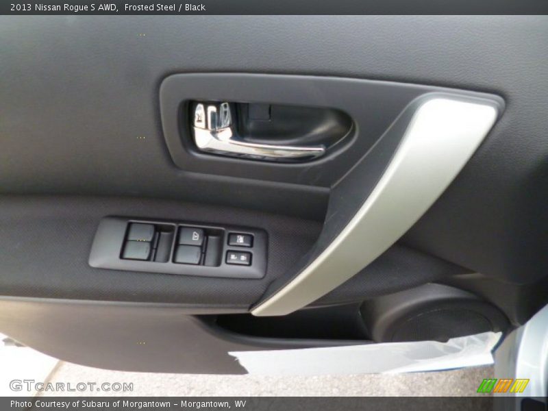 Frosted Steel / Black 2013 Nissan Rogue S AWD