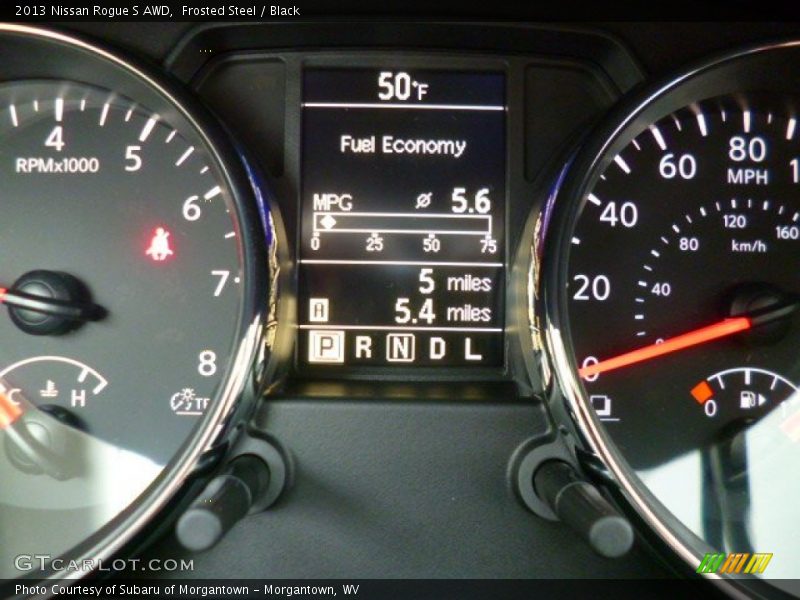 Frosted Steel / Black 2013 Nissan Rogue S AWD