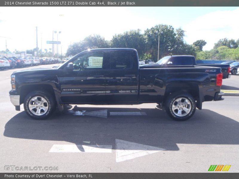 Black / Jet Black 2014 Chevrolet Silverado 1500 LTZ Z71 Double Cab 4x4