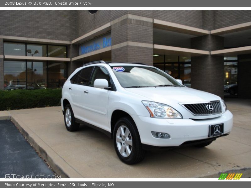 Crystal White / Ivory 2008 Lexus RX 350 AWD