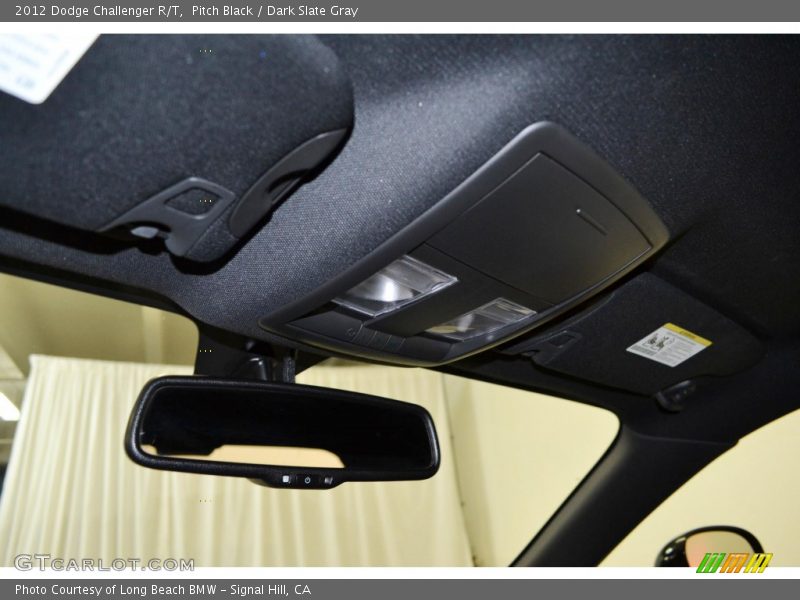 Pitch Black / Dark Slate Gray 2012 Dodge Challenger R/T