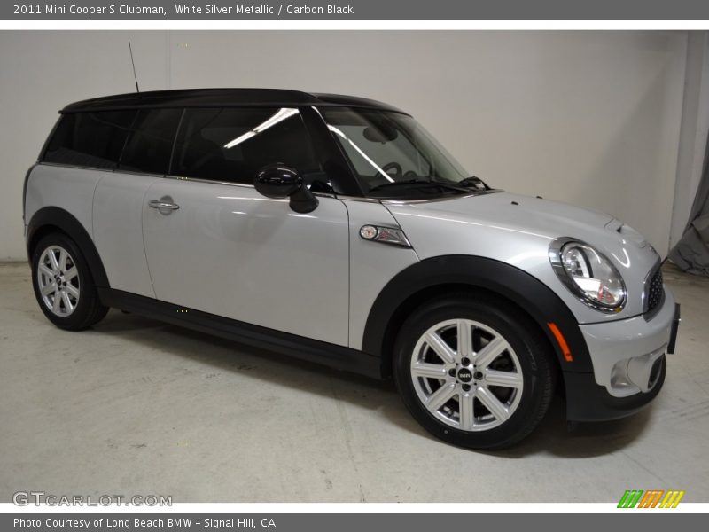 White Silver Metallic / Carbon Black 2011 Mini Cooper S Clubman