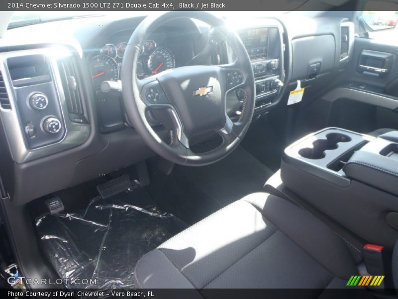 Black / Jet Black 2014 Chevrolet Silverado 1500 LTZ Z71 Double Cab 4x4