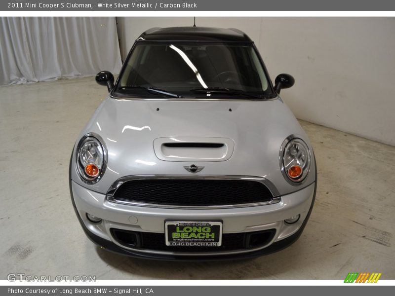 White Silver Metallic / Carbon Black 2011 Mini Cooper S Clubman