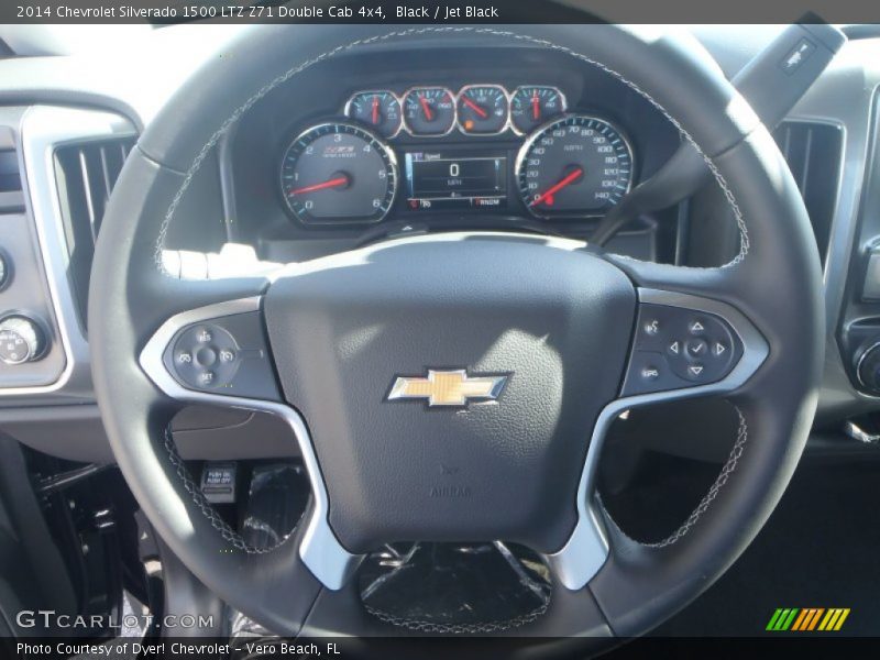 Black / Jet Black 2014 Chevrolet Silverado 1500 LTZ Z71 Double Cab 4x4