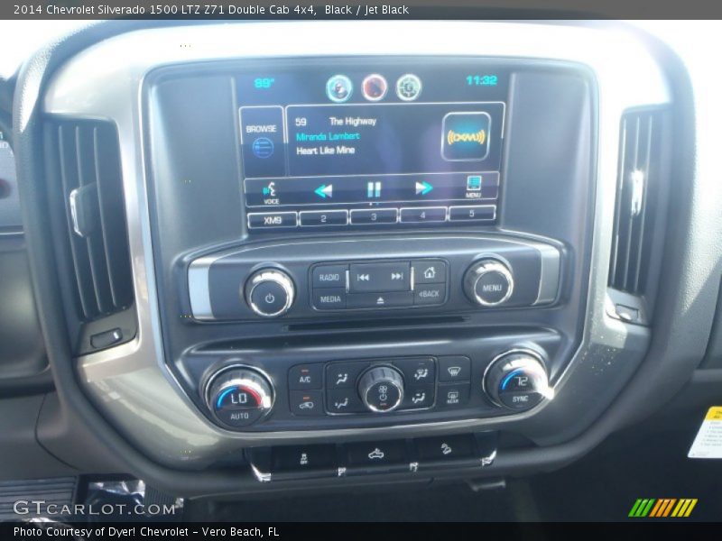 Black / Jet Black 2014 Chevrolet Silverado 1500 LTZ Z71 Double Cab 4x4